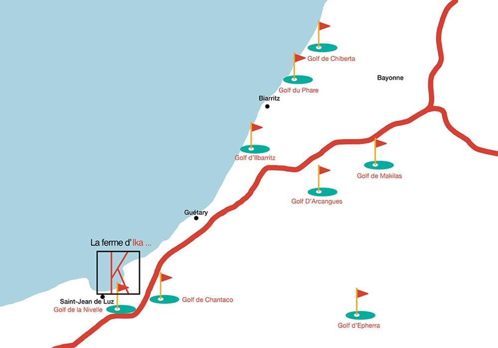 La Ferme D'Ika Bed and Breakfast Saint-Jean-de-Luz Εξωτερικό φωτογραφία